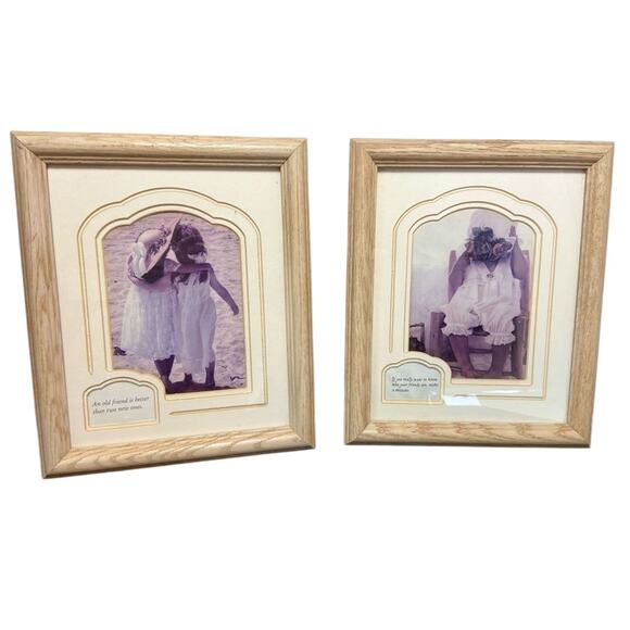 Set of 2 Framed Friend Photos with Friendship Quotes - Picture 1 of 4